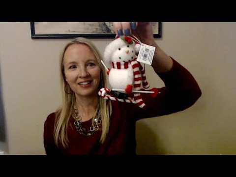 ASMR | Making a Ski-Themed Wreath (Whisper)