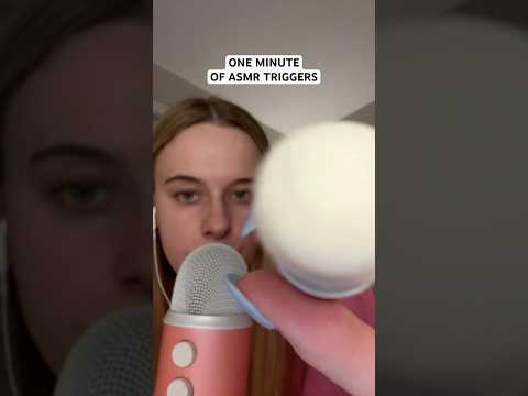 ONE MINUTE OF #asmrtriggers #relax #tingles #randomtriggers