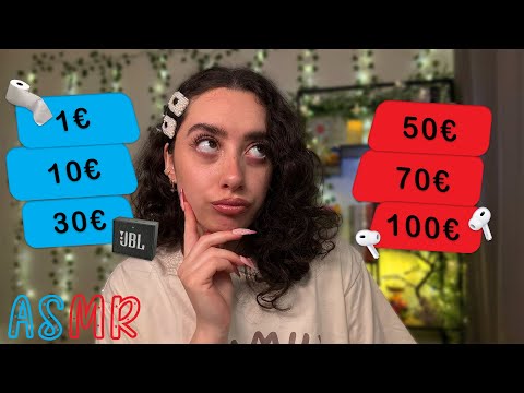 🌙 ASMR FRANÇAIS : RELAXE TOI AVEC DES OBJETS DE 1€ À 100€ ! 😴 #asmr #relax