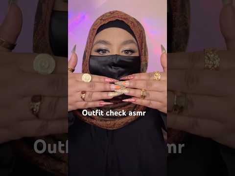ASMR - Outfit check 🖤✨ #asmrshorts #viralshorts #trendingahorts #relaxingasmr