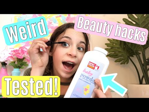 Testing WEIRD Beauty Hacks! CRAZY*!!!