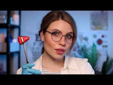 ASMR Realistic Cranial Nerve Exam | Eye Exam,Hearing Test,Smell,Taste,Sensation | Medical Roleplay