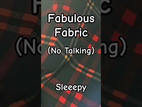 Fabulous Fabric(No Talking) #asmr #relax #relaxing #3dio #binaural #asmrfabric #fabricsounds #sleepy