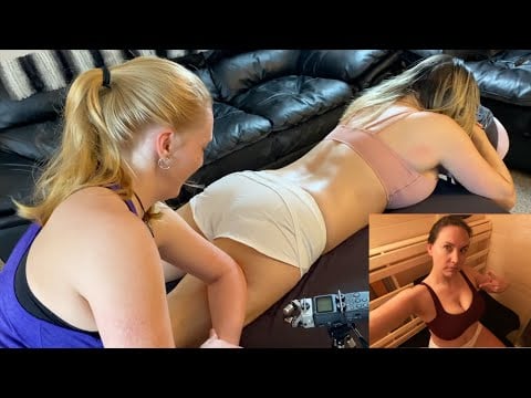 Massage, Sauna, Adjustments! Dr. Mondragon Gets Deep Tissue Massage by Gloria LMT