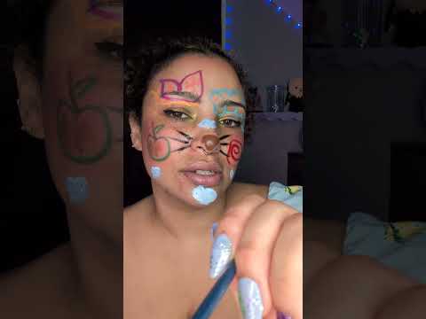 Quick ASMR Face Painting