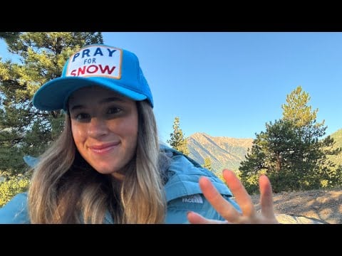 Sunrise ASMR in the Mountains 🏔️ (Clicky whispers, puffer scratching, wood tapping) 