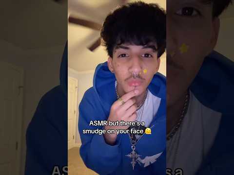 ASMR but there’s a smudge on your face ￼🫠#shorts #asmr #tingles