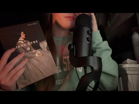 ASMR inaudible reading to help you fall asleep 📖☁️