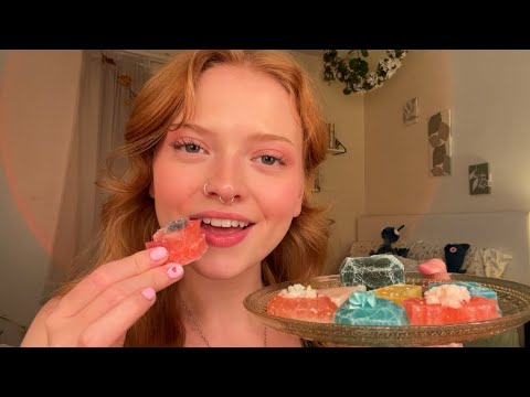 🩵✨ASMR ~ EATING EDIBLE CRYSTAL CANDIES 💖✨