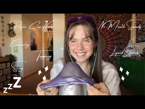 Gracie K ASMR 1 Hour No Mouth Sounds Compilation | Paper Clip Nails, Scratching, Crunchy, Slimy