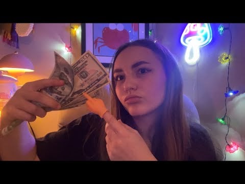 ASMR ~Money~  Tracing, Counting, & whispering💰