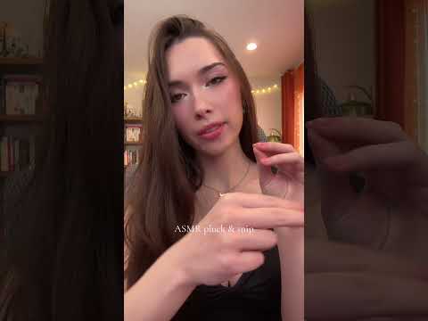 #ASMR pluck and snip sounds ✂️ how are my scissor sound effects?