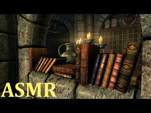 [ASMR] Reading More Books From The Elder Scrolls V: Skyrim | (whispered)