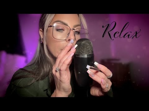 ASMR Clicky Whispering Gentle Mic Scratching Follow My Instructions Gentle ASMR Triggers For Sleep 