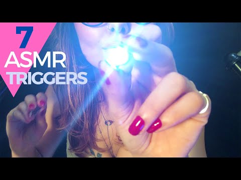 ASMR | 7 ASMR Triggers & Clock Ticking (No Talking)