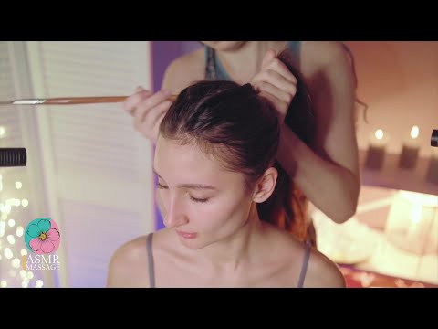 Tranquil ASMR Massage Session with Equipment