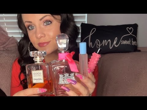 ASMR perfume & body spray collection *tapping/whispering*