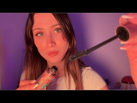 ASMR applying mascara on you for 30 minutes straight...
