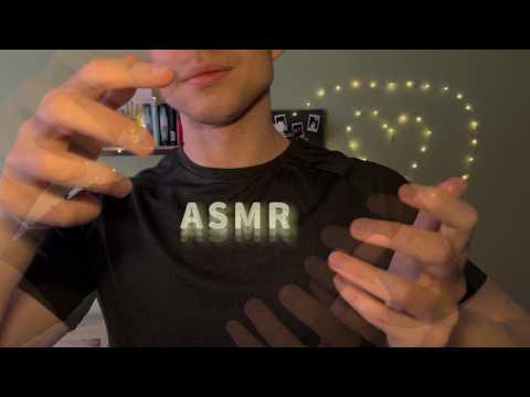 ASMR Hypnotic Layered Hand Movements (Inaudible Whispering & Mouth Sounds)