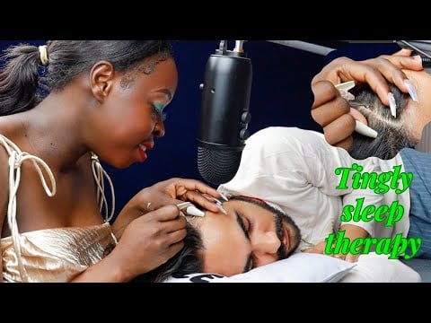 ASMR NITPICKING Best Triggers for Soundly Sleep (soft whispers)
