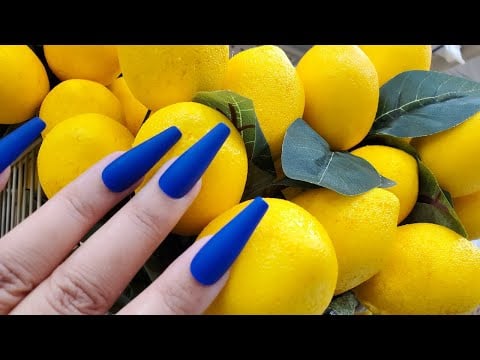 Public ASMR 🍋 Fast Aggressive Cardboard Tracing + Build Up Tapping Scratching + Crinkles