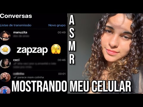 ASMR | TOUR PELO MEU CELULAR 😁 – IPHONE XS 256gb