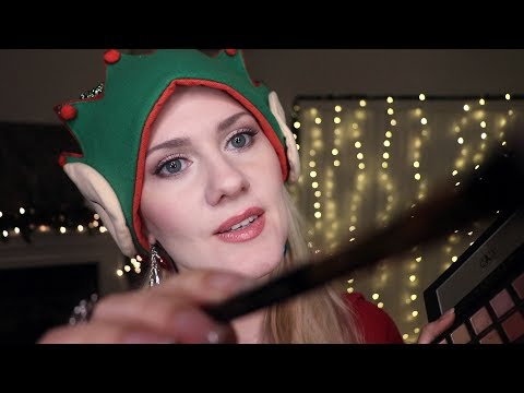 Makeup Application for Mrs. Claus 🤶 ASMR • Whisper