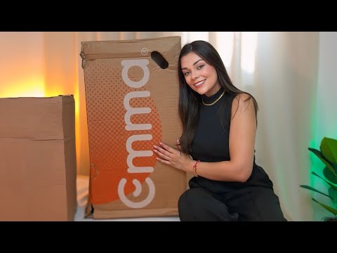 ASMR para dormir | Unboxing Colchão Emma Original + Pillow Top 🛏️