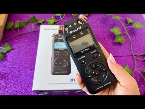 🎙️ INVESTI NO MEU ASMR 💜 TASCAM DR-05X | UNBOXING