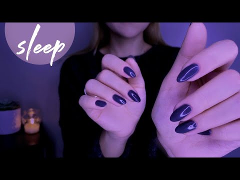 ASMR Hand Movements Face Touching | Up Close | Meditation | Sleep Music | Visual Triggers | Dark