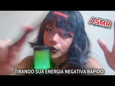 ASMR TIRANDO SUA ENERGIA NEGATIVA em 1 minuto ⚛️