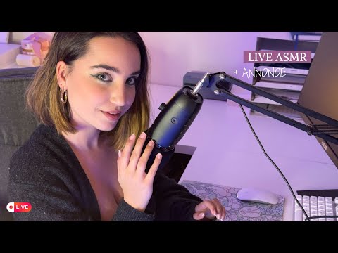 ASMR LIVE : Pour dormir 🌙  (+ annonce)