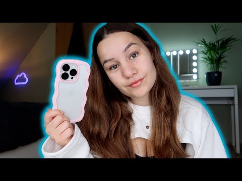 [ASMR] WHAT'S ON MY PHONE? 🩵 | ASMR Marlife