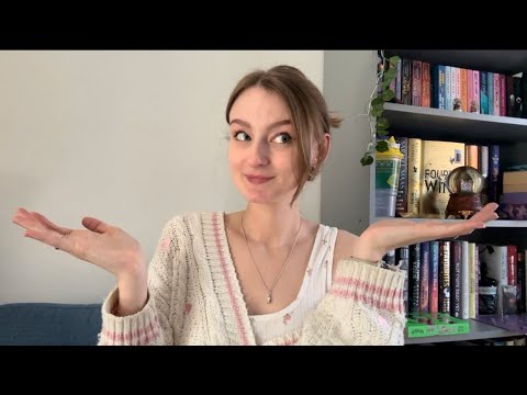 ASMR Balancing my Bookshelves for March (book triggers and close whispers) 