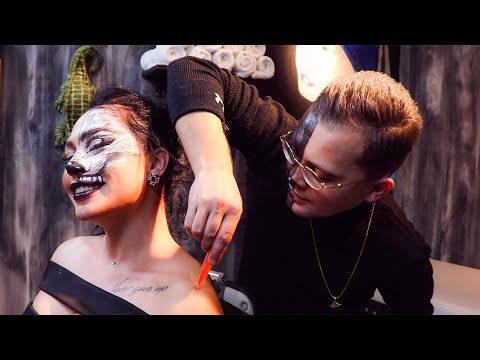 ASMR COSPLAY MASSAGE | Asmr Massage For Female Customer On Halloween 2020