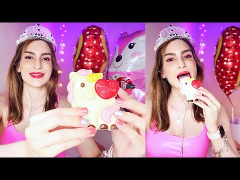 ASMR | POV EATING MY VALENTINES CANDY 🍫✨
