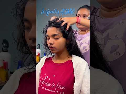 ASMR Deep Sleep Scalp Scratching Head Massage For Relaxation: #shorts #asmr