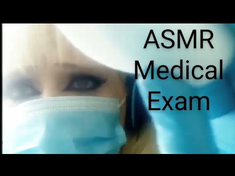 ASMR MEDICAL EXAM/WOUND CLEANING/MASK/GLOVES