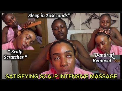 ASMR INTENSE SPITPAINT,GUM CRACKING SOUNDS, SCALP OILING&CLEANING MASSAGE 💆FT NAYOMY ASMR  