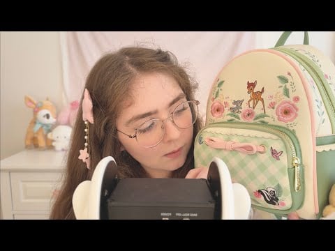 what's in my bag ♡ asmr (fixed audio) 