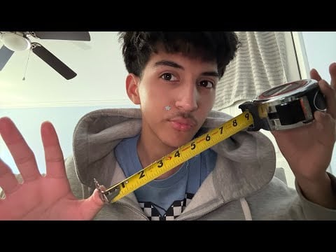 randomly measuring you for no reason ASMR