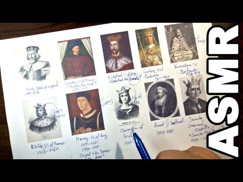 ASMR: The Worst and Dumbest KINGS of Medieval Europe | Stats & facts | ASMR History & whispering
