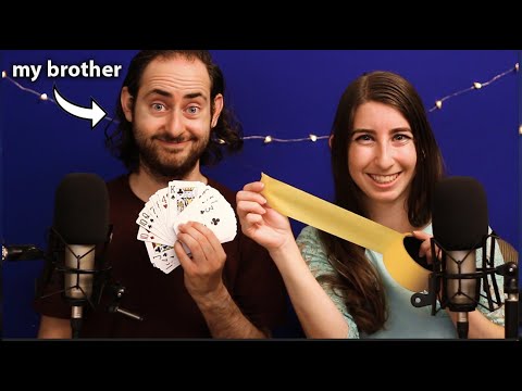 My BROTHER Tries ASMR!