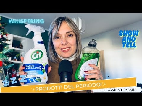 Asmr ita Whispering Show and Tell ✨Prodotti del periodo!✨