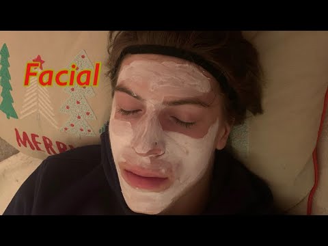 Giving My Brother A Facial ASMR 😴