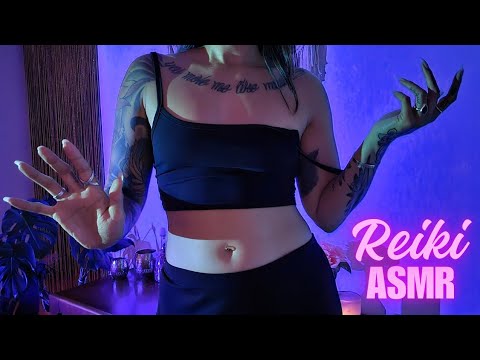 Reiki ASMR l calming l finger fluttering l hand movements l hypnotic l lofi l no talking