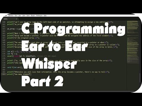 ASMR Ear to Ear Whisper About C Programming for Relaxation (Layered Typing Sounds) Pt. 2