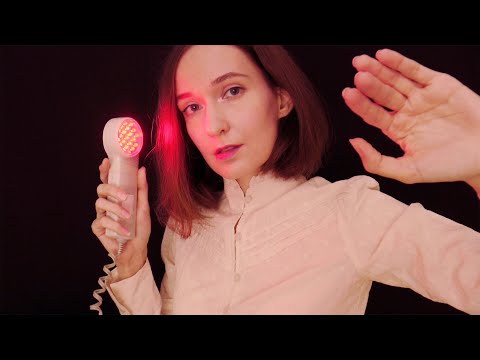 Асмр Косметолог / уход за лицом / фотоомоложение /asmr cosmetologist