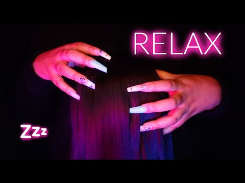 ASMR - SUPER RELAXING OIL SCALP MASSAGE + HAIR BRUSHING 💖🦋