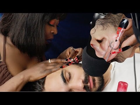 ASMR Super Tingly Triggers FOR SLEEP | ear picking & cleaning ~ soft whispers